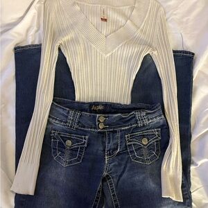 2000s Angles low-rise jeans